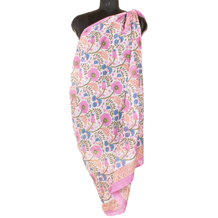 Boho Cotton Sarong | Beach Cover-Up &amp; Wrap Skirt