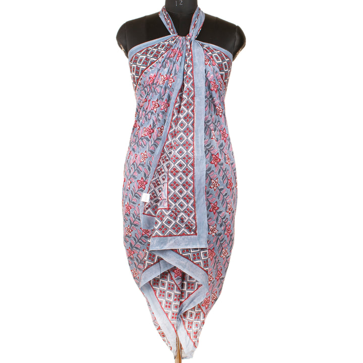 Boho Cotton Sarong | Beach Cover-Up &amp; Wrap Skirt