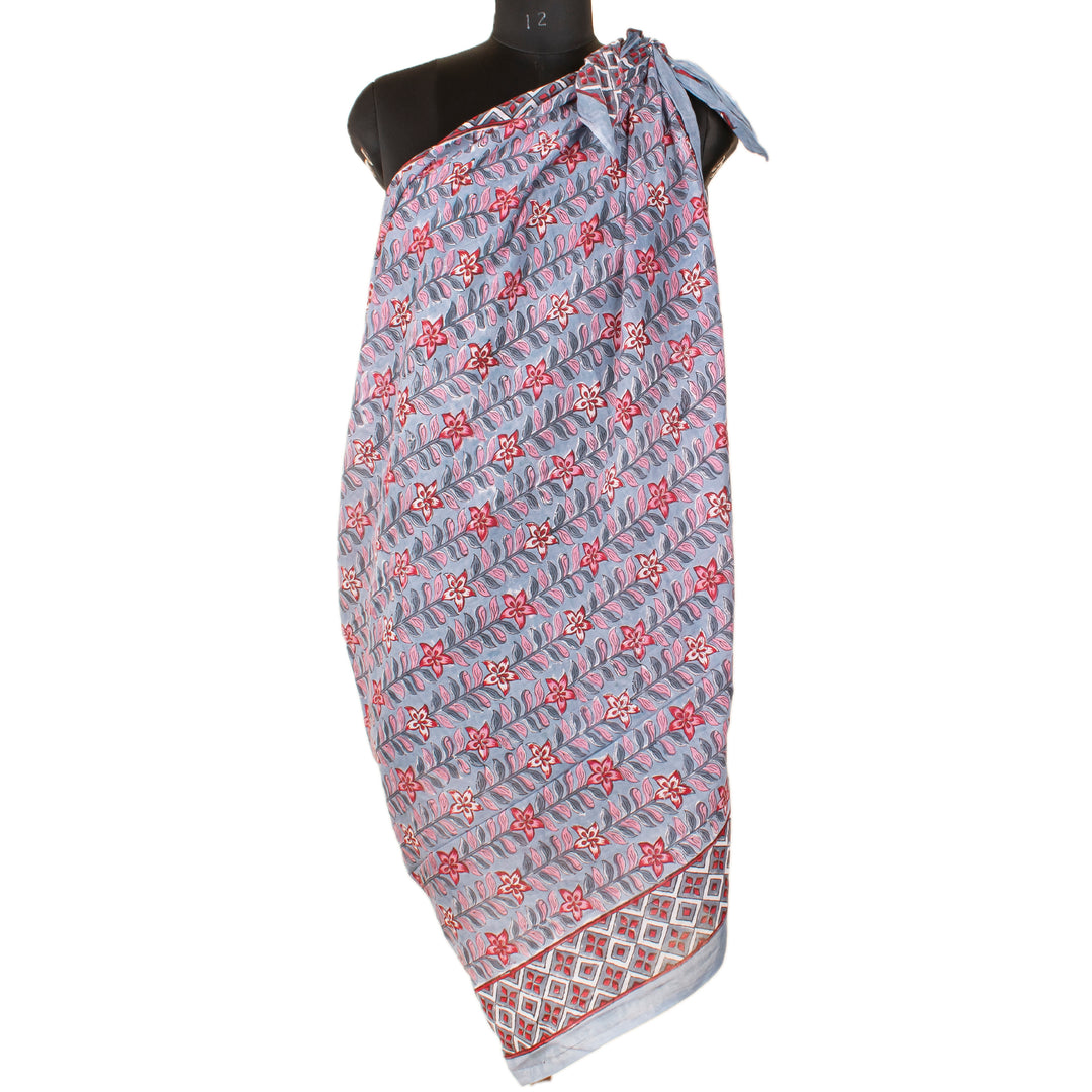 Boho Cotton Sarong | Beach Cover-Up &amp; Wrap Skirt