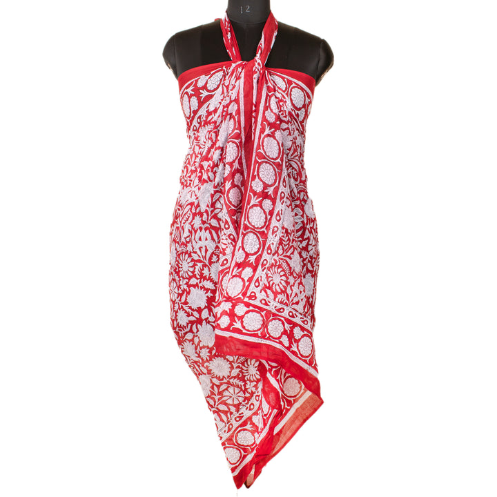 Boho Cotton Sarong | Beach Cover-Up &amp; Wrap Skirt