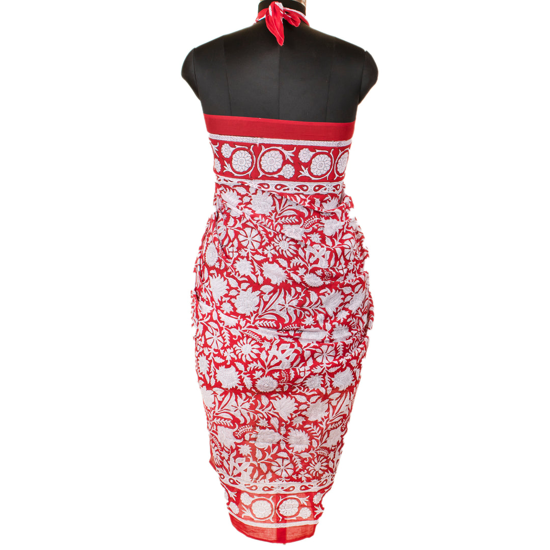 Boho Cotton Sarong | Beach Cover-Up &amp; Wrap Skirt