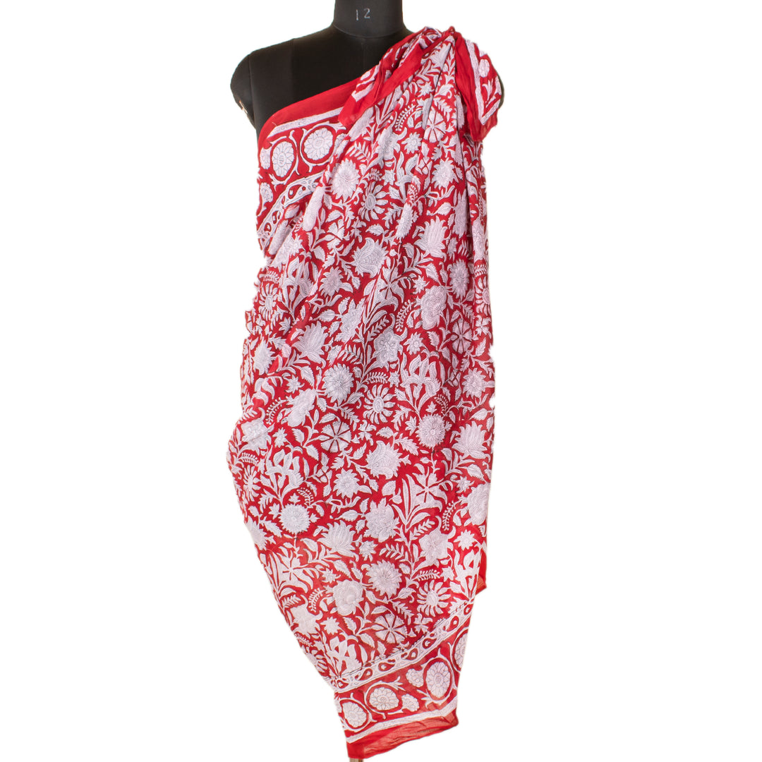 Boho Cotton Sarong | Beach Cover-Up &amp; Wrap Skirt