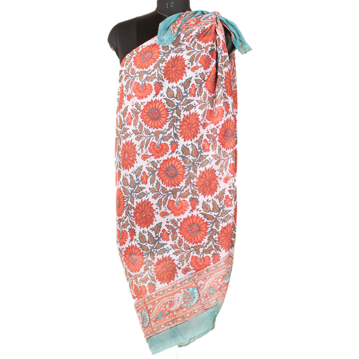Boho Cotton Sarong | Beach Cover-Up &amp; Wrap Skirt
