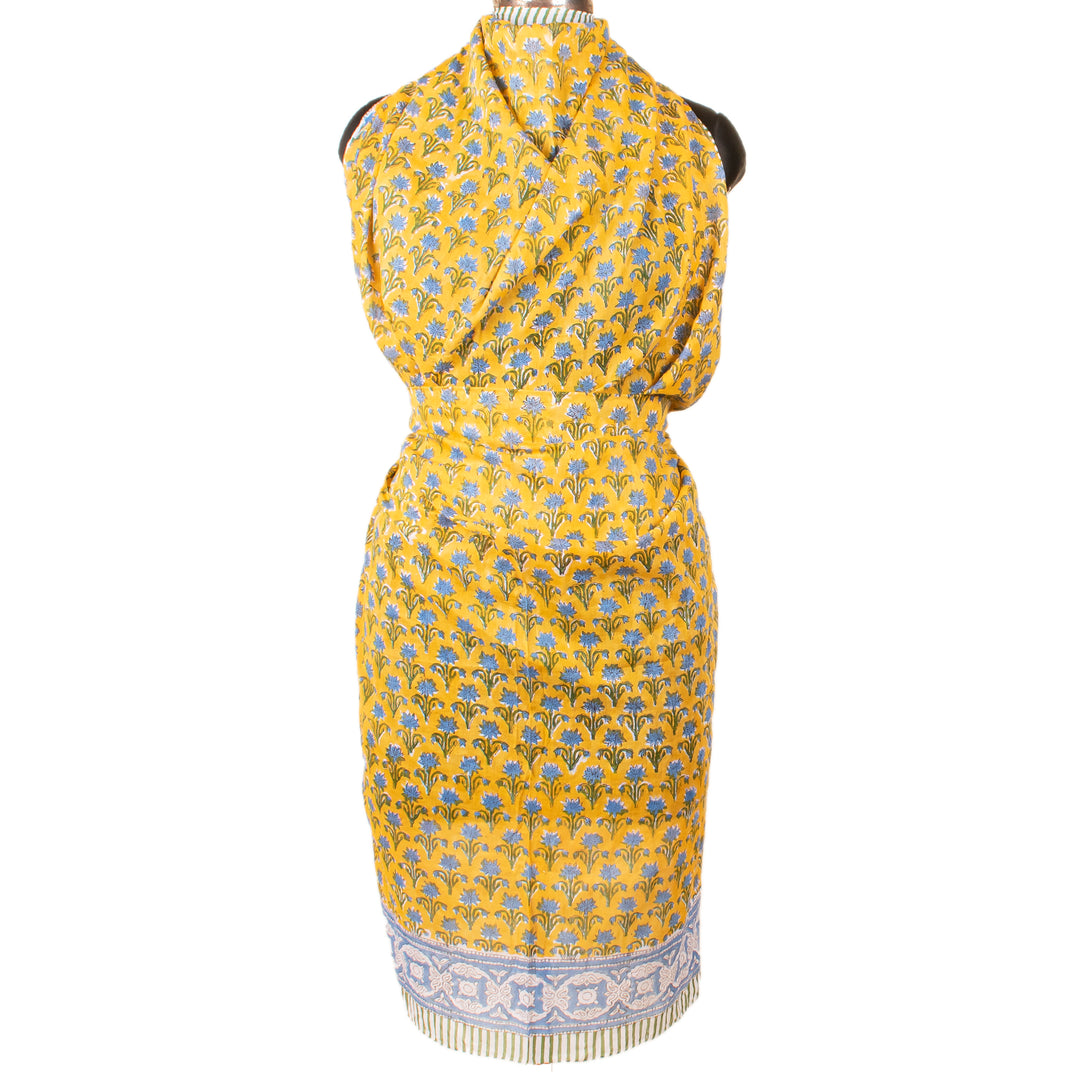 Boho Cotton Sarong | Beach Cover-Up &amp; Wrap Skirt