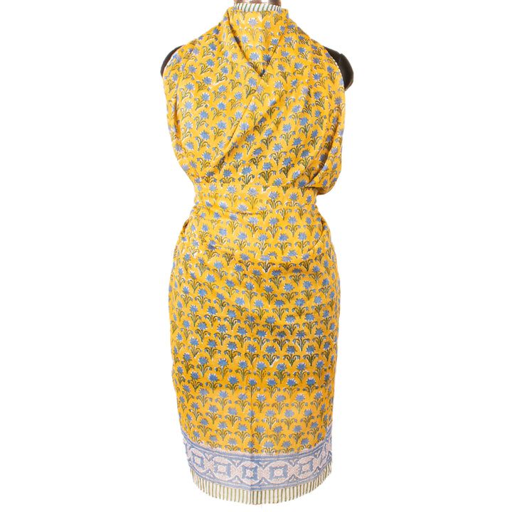 Boho Cotton Sarong | Beach Cover-Up &amp; Wrap Skirt