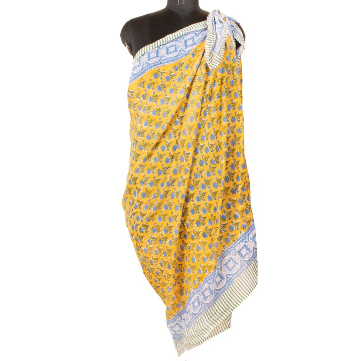 Boho Cotton Sarong | Beach Cover-Up &amp; Wrap Skirt