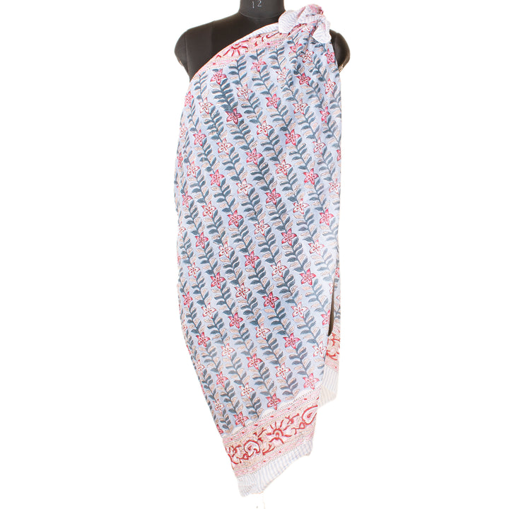 Boho Cotton Sarong | Beach Cover-Up &amp; Wrap Skirt