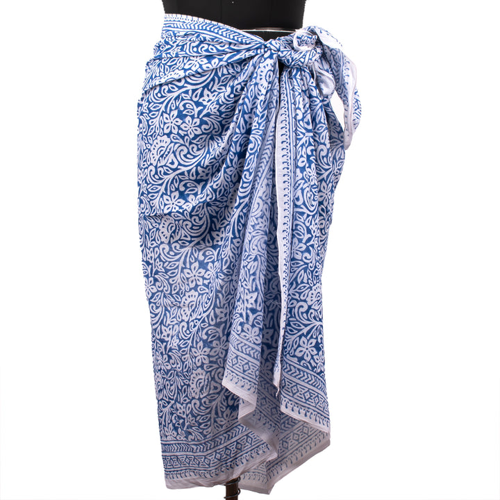 Hand Block Cotton Gift Set | Scarf, Makeup Bag, Sarong Combo