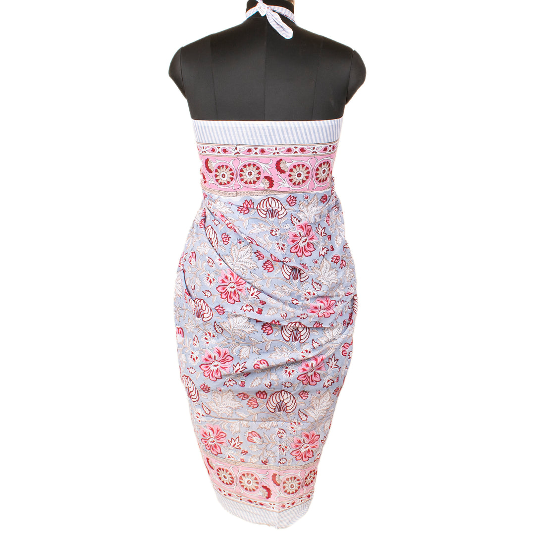 Boho Cotton Sarong | Beach Cover-Up &amp; Wrap Skirt