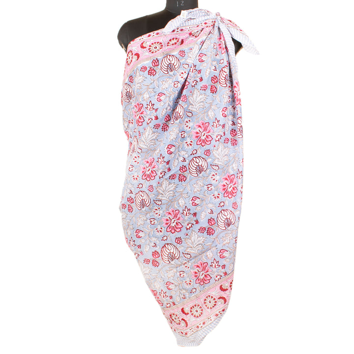 Boho Cotton Sarong | Beach Cover-Up &amp; Wrap Skirt
