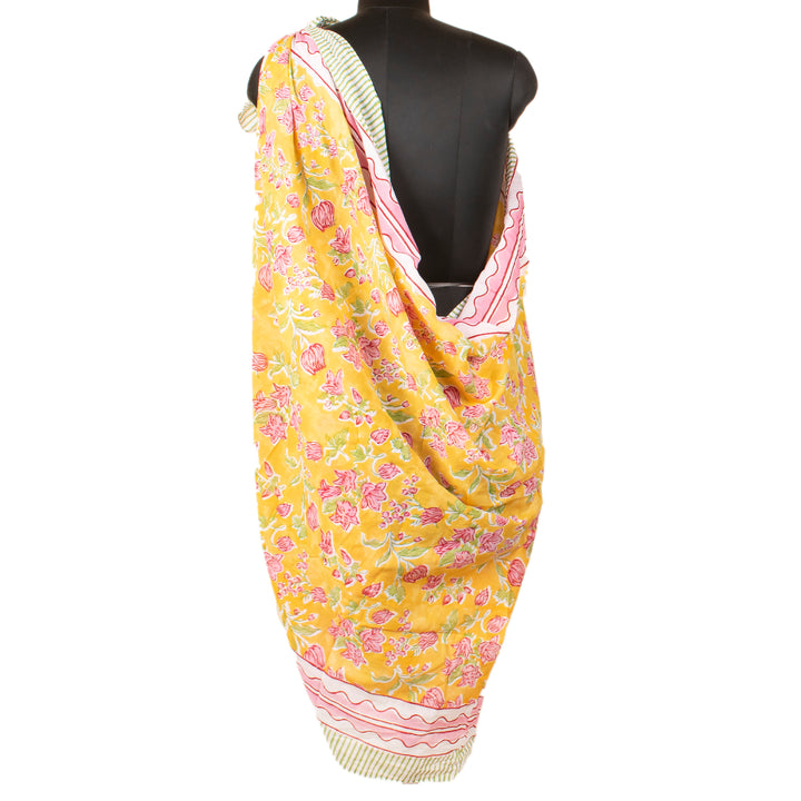Boho Cotton Sarong | Beach Cover-Up &amp; Wrap Skirt