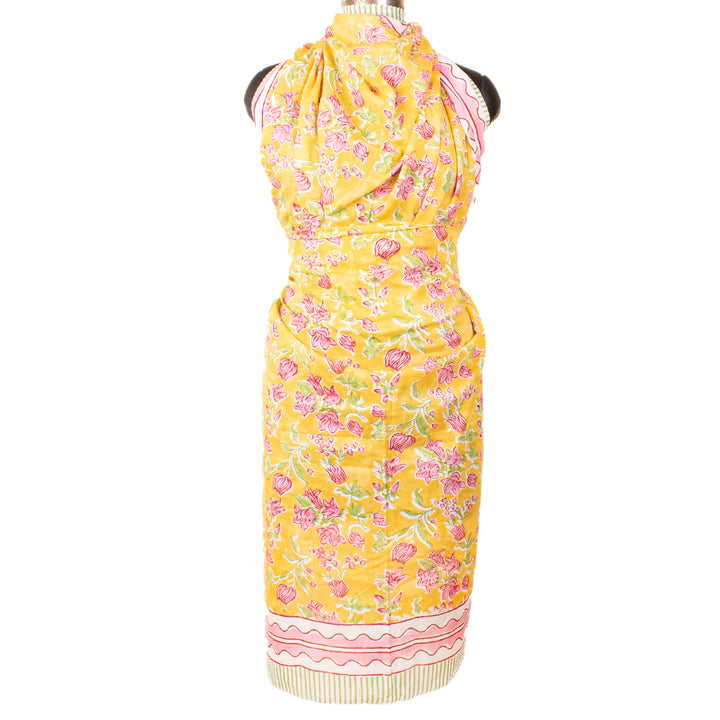 Boho Cotton Sarong | Beach Cover-Up &amp; Wrap Skirt