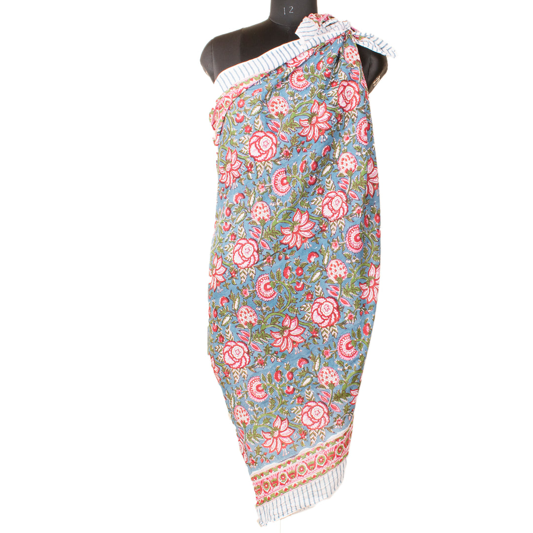 Boho Cotton Sarong | Beach Cover-Up &amp; Wrap Skirt
