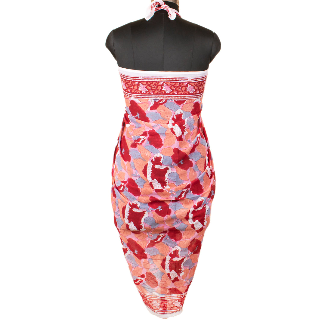 Boho Cotton Sarong | Beach Cover-Up &amp; Wrap Skirt