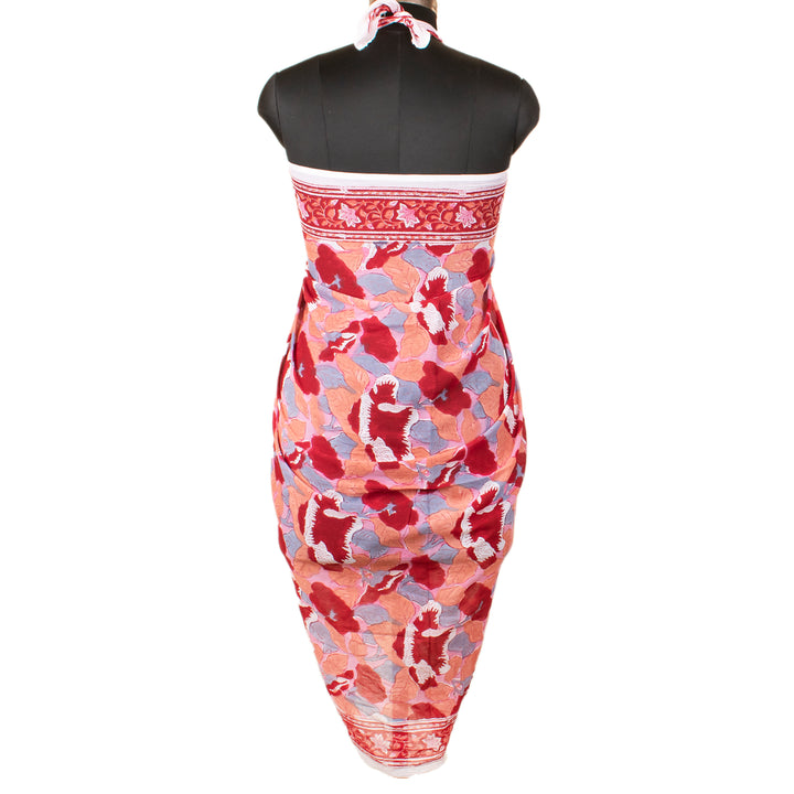 Boho Cotton Sarong | Beach Cover-Up &amp; Wrap Skirt