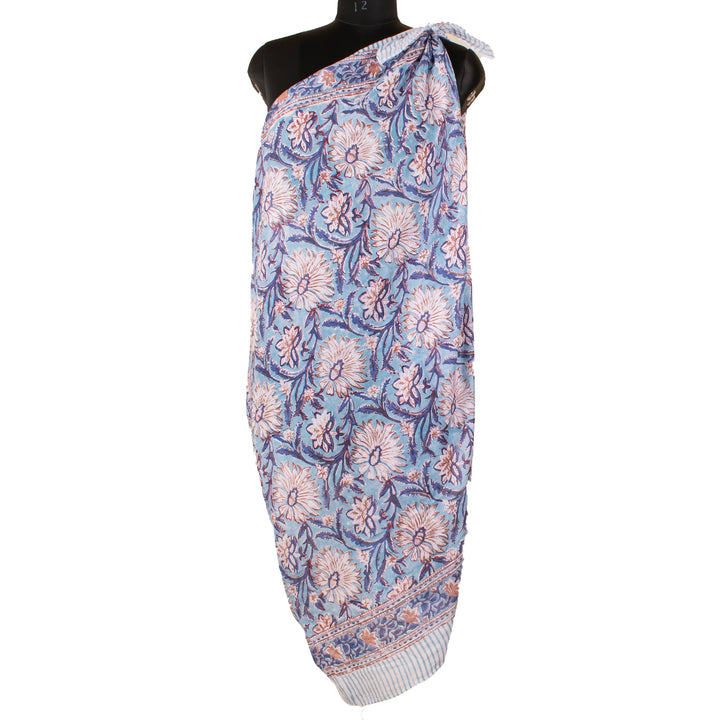 Boho Cotton Sarong | Beach Cover-Up &amp; Wrap Skirt