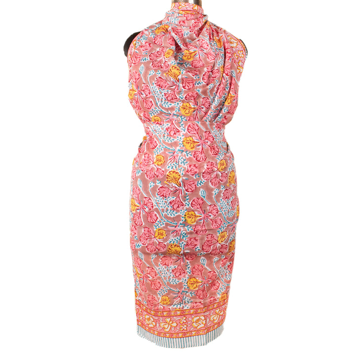 Boho Cotton Sarong | Beach Cover-Up &amp; Wrap Skirt
