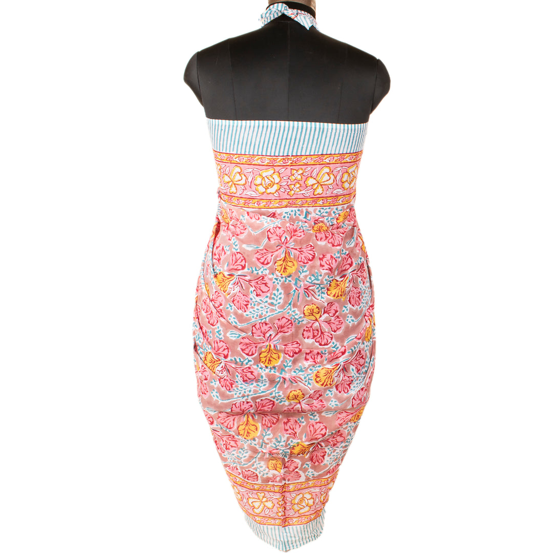 Boho Cotton Sarong | Beach Cover-Up &amp; Wrap Skirt