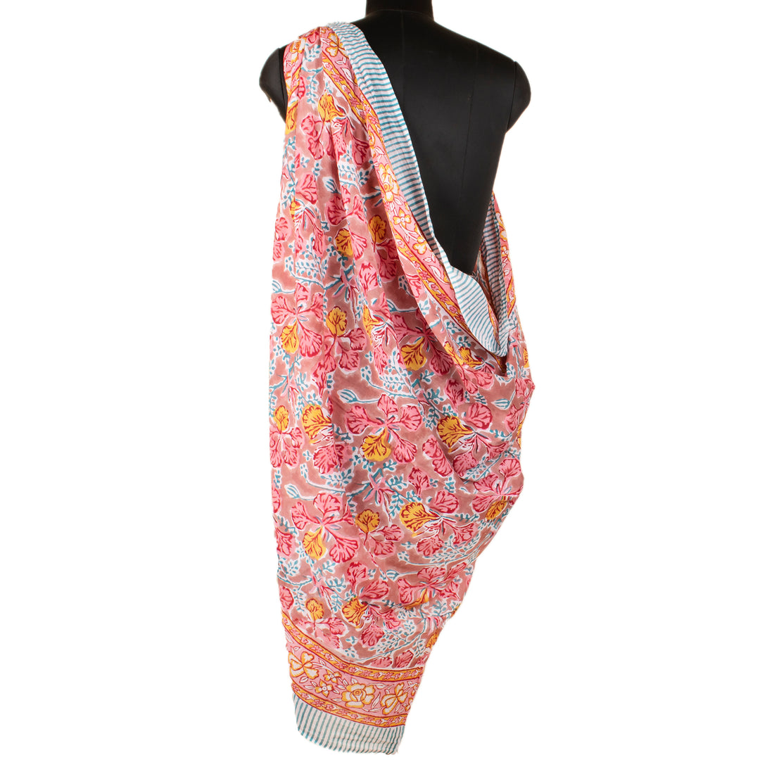 Boho Cotton Sarong | Beach Cover-Up &amp; Wrap Skirt
