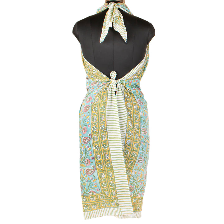 Boho Cotton Sarong | Beach Cover-Up &amp; Wrap Skirt