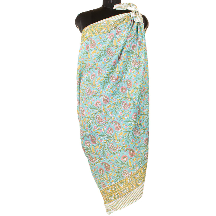 Boho Cotton Sarong | Beach Cover-Up &amp; Wrap Skirt