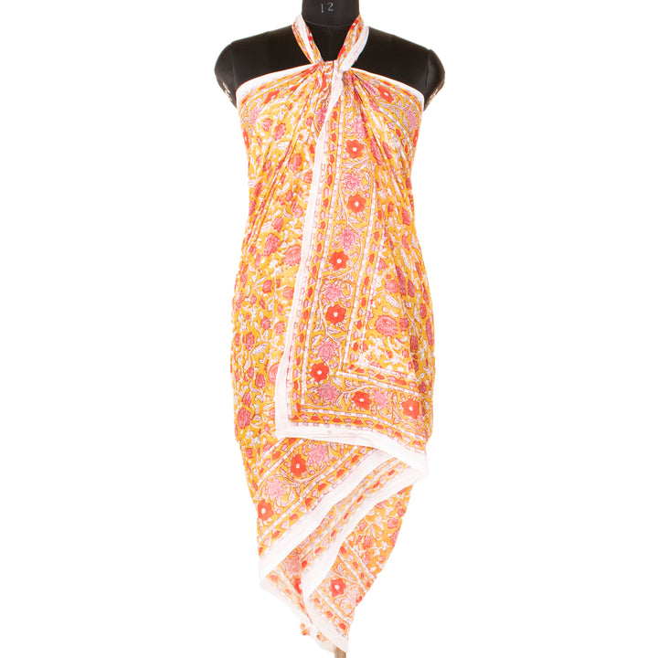 Boho Cotton Sarong | Beach Cover-Up &amp; Wrap Skirt