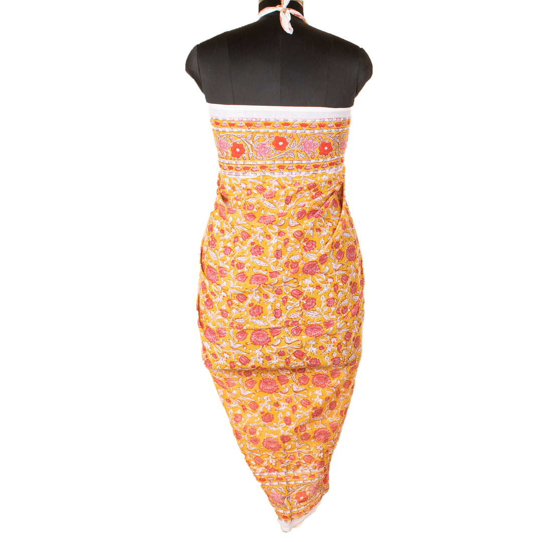 Boho Cotton Sarong | Beach Cover-Up &amp; Wrap Skirt