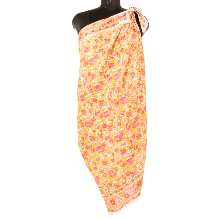 Boho Cotton Sarong | Beach Cover-Up &amp; Wrap Skirt