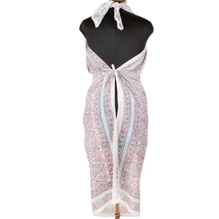 Boho Cotton Sarong | Beach Cover-Up &amp; Wrap Skirt