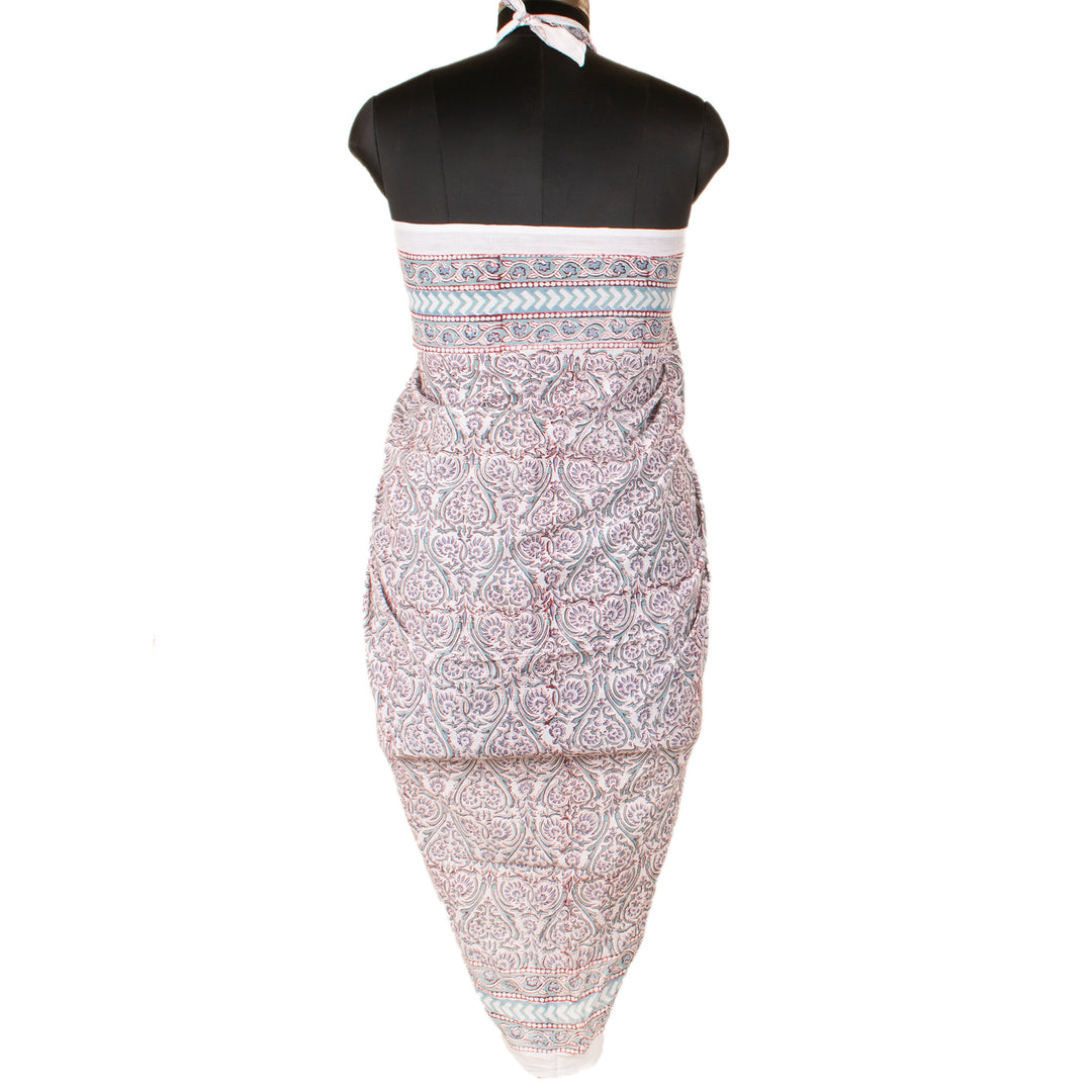 Boho Cotton Sarong | Beach Cover-Up &amp; Wrap Skirt