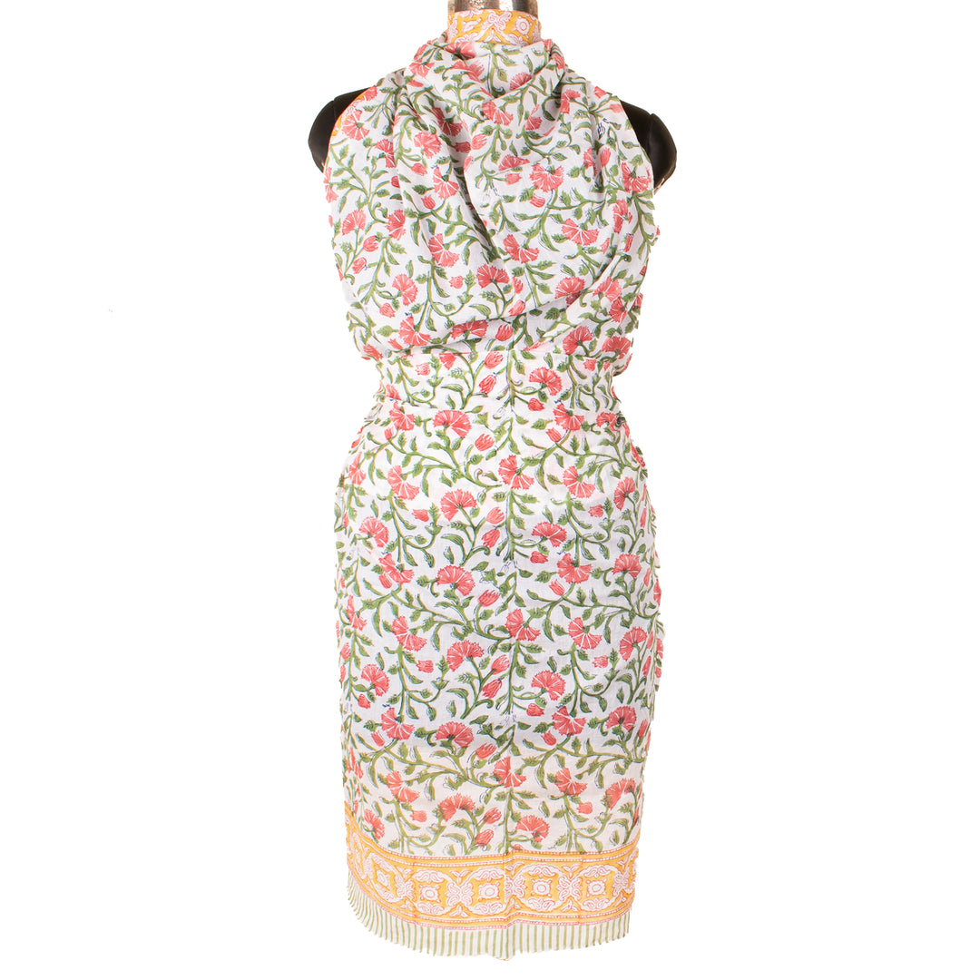 Boho Cotton Sarong | Beach Cover-Up &amp; Wrap Skirt