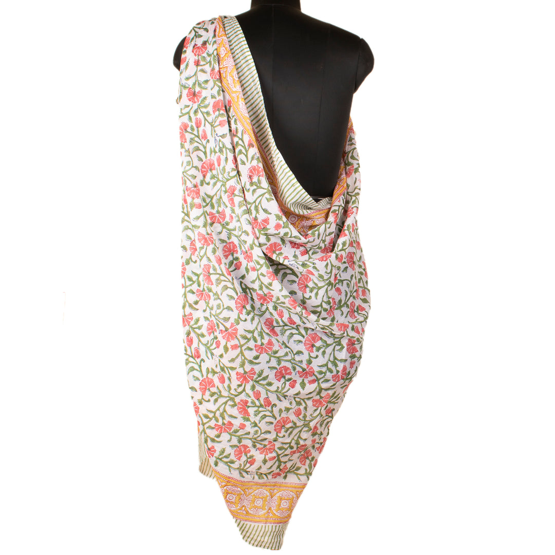 Boho Cotton Sarong | Beach Cover-Up &amp; Wrap Skirt