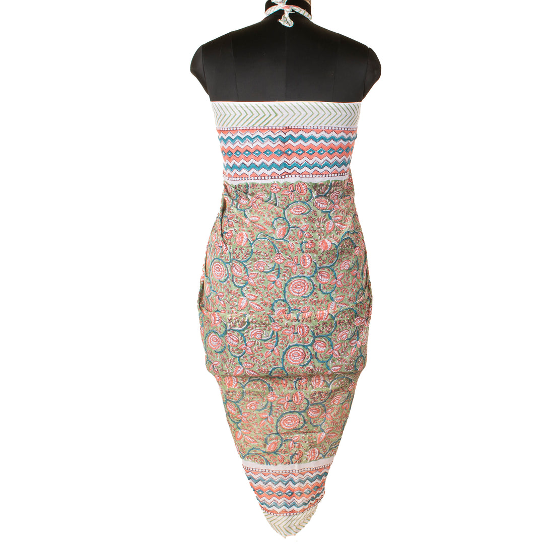 Boho Cotton Sarong | Beach Cover-Up &amp; Wrap Skirt