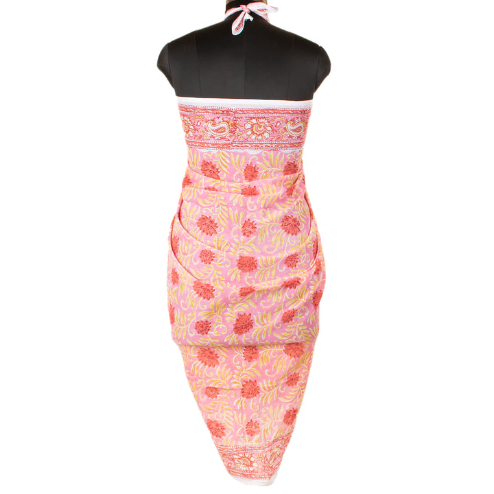 Boho Cotton Sarong | Beach Cover-Up &amp; Wrap Skirt