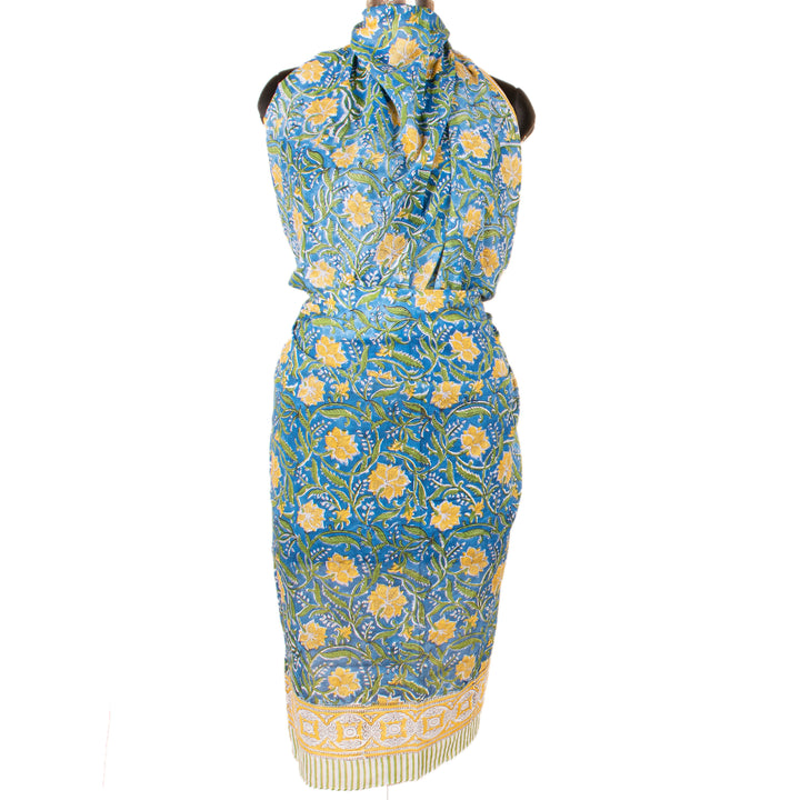 Boho Cotton Sarong | Beach Cover-Up &amp; Wrap Skirt