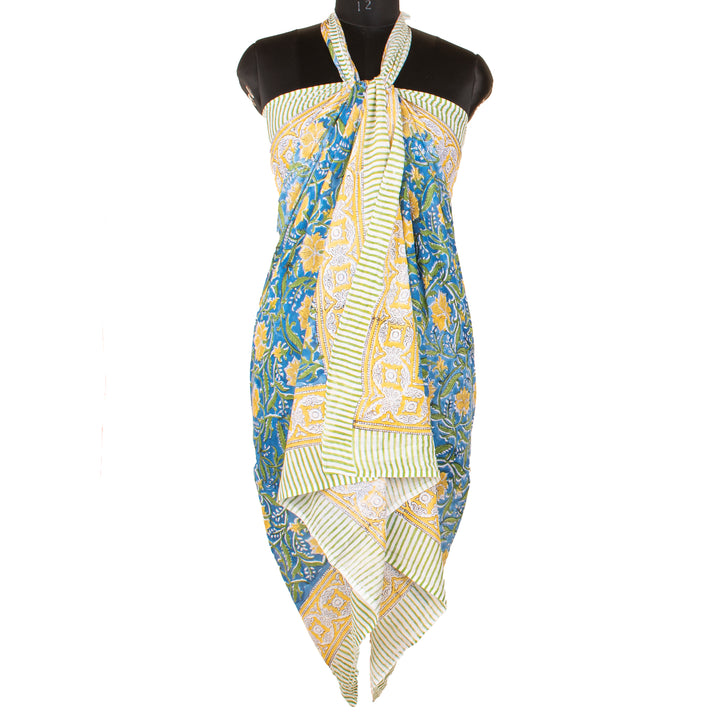 Boho Cotton Sarong | Beach Cover-Up &amp; Wrap Skirt