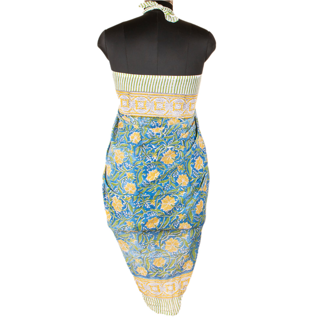 Boho Cotton Sarong | Beach Cover-Up &amp; Wrap Skirt