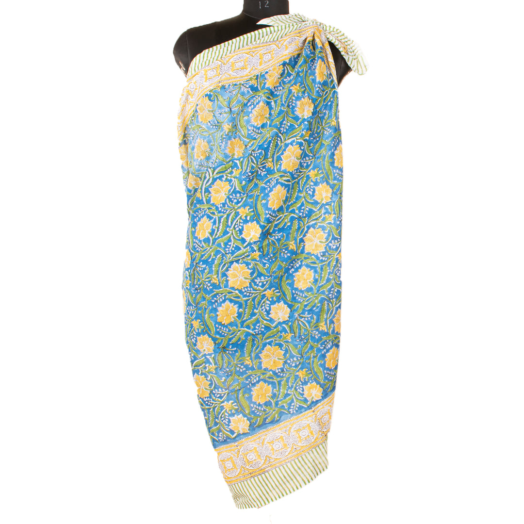 Boho Cotton Sarong | Beach Cover-Up &amp; Wrap Skirt