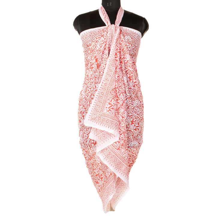 Boho Cotton Sarong | Beach Cover-Up &amp; Wrap Skirt