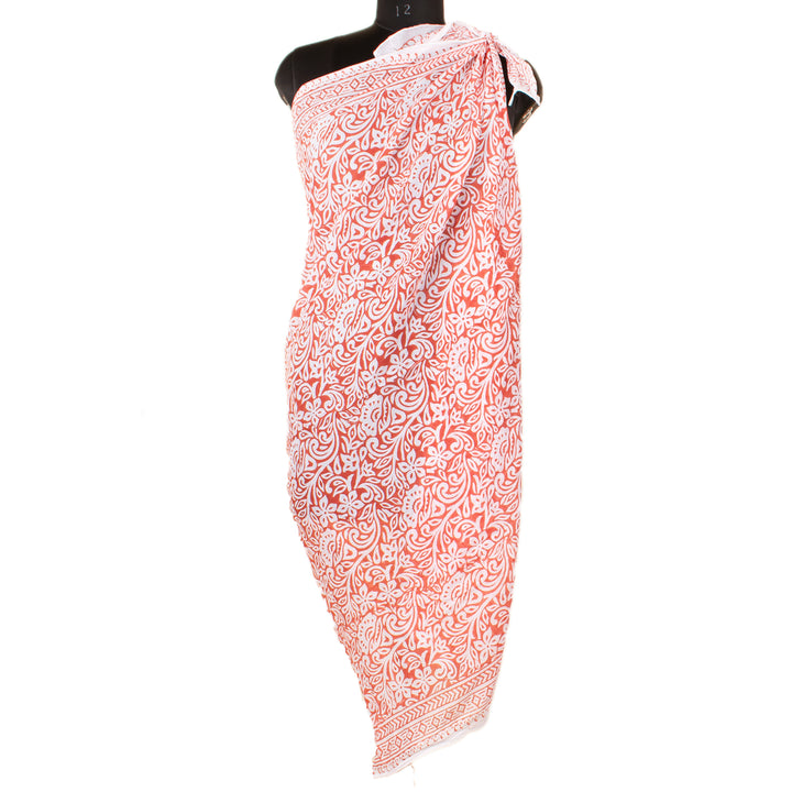 Boho Cotton Sarong | Beach Cover-Up &amp; Wrap Skirt