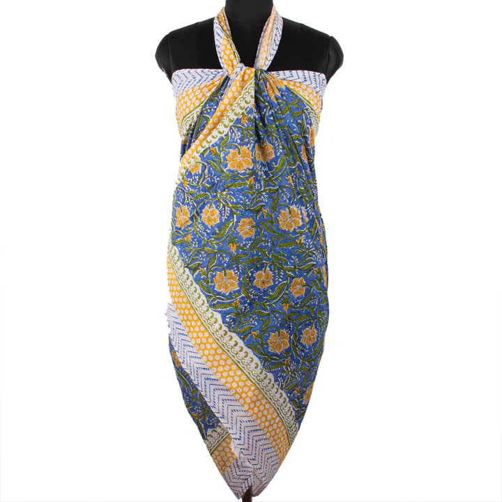 Boho Cotton Gift Set | Scarf, Makeup Bag, Sarong Combo