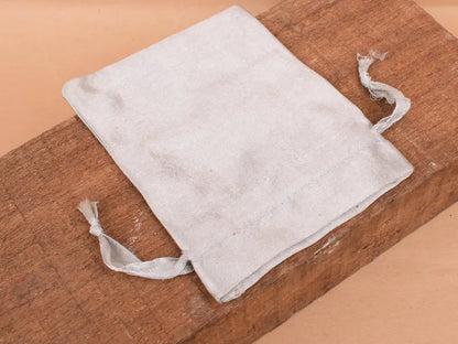 100 Featherlight Premium Light Gray Satin Pouches