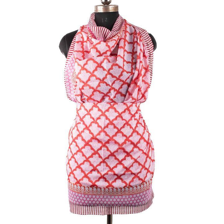 Premium Cotton Sarong | Beach Cover-Up &amp; Wrap Skirt