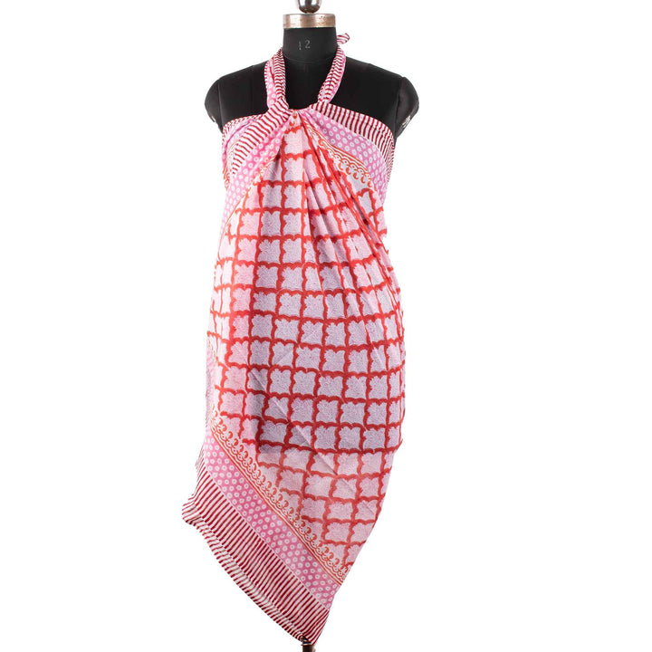 Premium Cotton Sarong | Beach Cover-Up &amp; Wrap Skirt