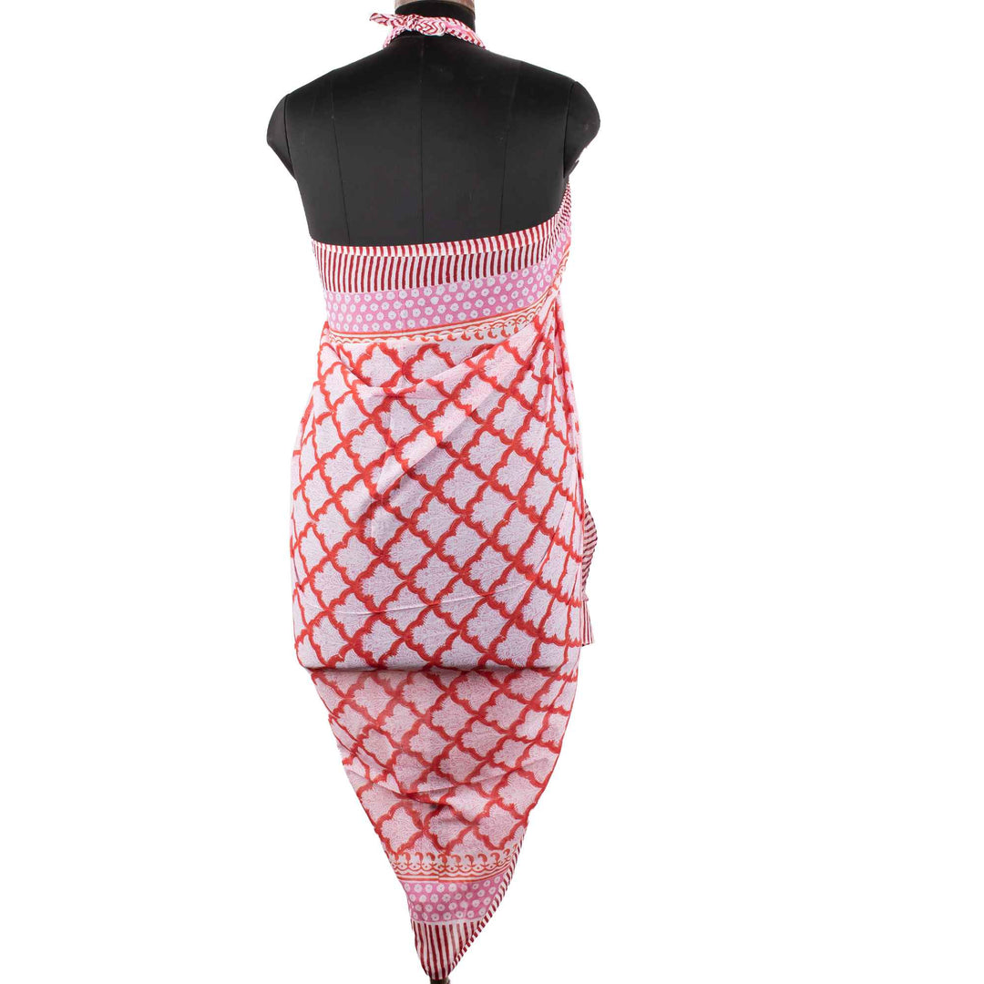 Premium Cotton Sarong | Beach Cover-Up &amp; Wrap Skirt