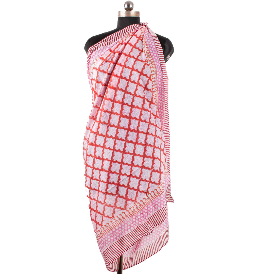 Premium Cotton Sarong | Beach Cover-Up &amp; Wrap Skirt