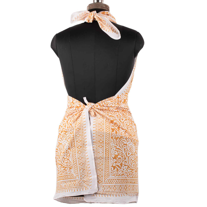 Floral Cotton Sarong | Beach Cover-Up &amp; Wrap Skirt