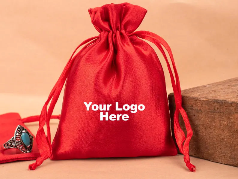 Satin Drawstring Pouch | Jewelry &amp; Gift Packaging Bag