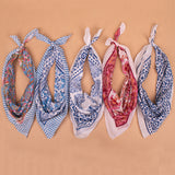 Set of 5 – Boho Cotton Bandanas | Everyday Head Scarf