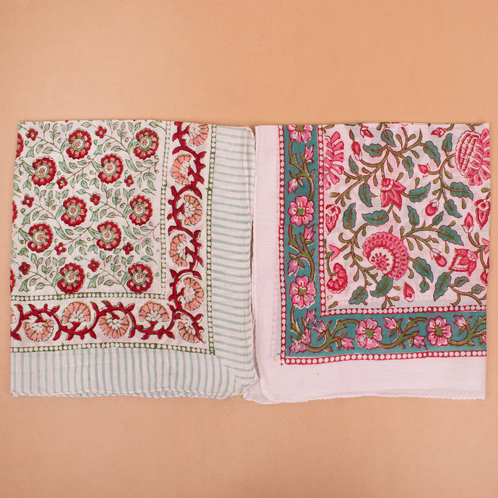 Set of 10 – Cotton Bandanas | Boho Head Scarf &amp; Hair Wrap